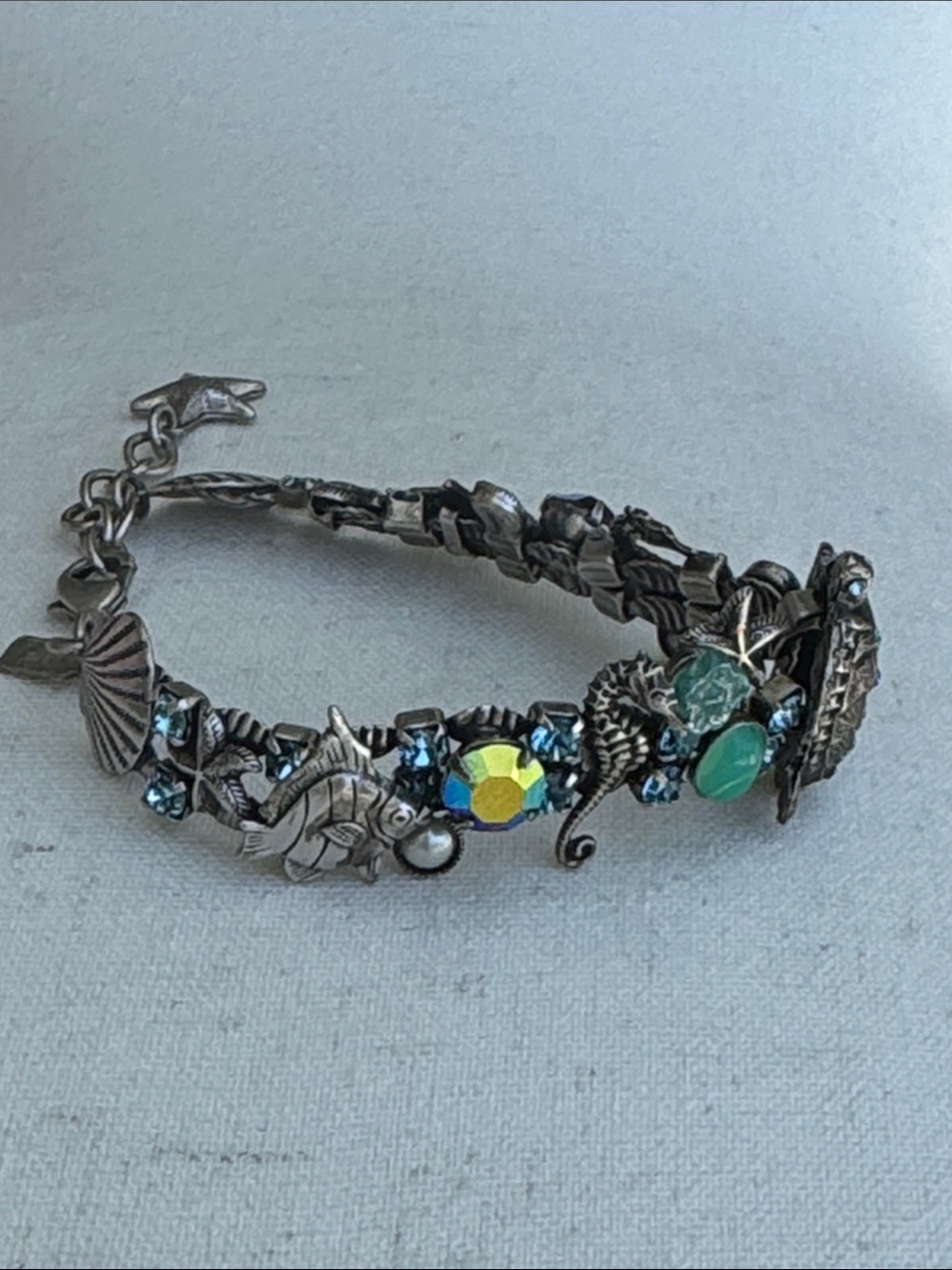 Mary DeMarco turtle and beach inspired adjustable bracelet - Picture 3 of 5